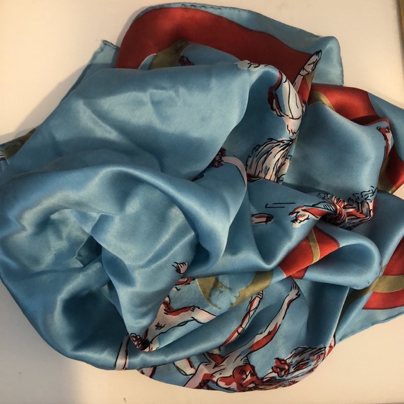 The Dance Silk Hand-rolled Rectangular Scarf - Picture 10 of 10